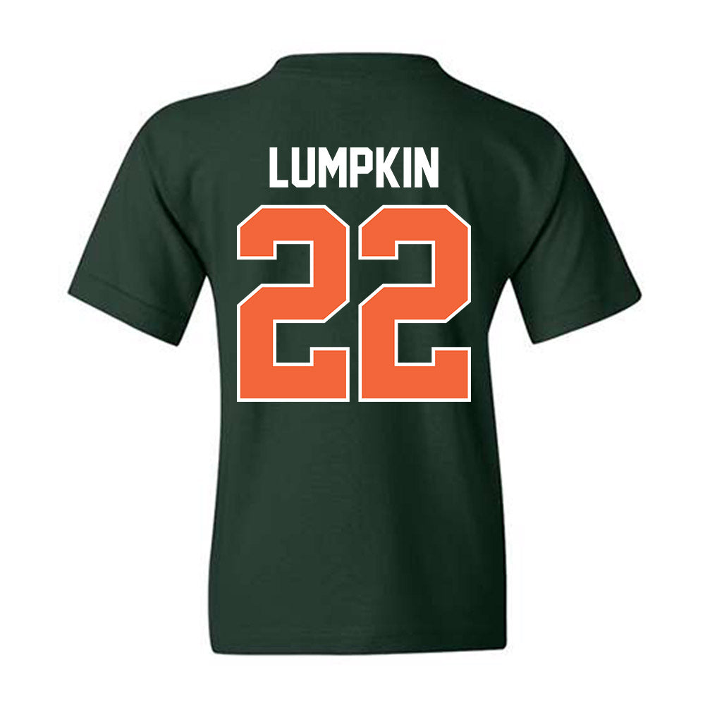 Miami - NCAA Baseball : Reese Lumpkin - Sports Shersey Youth T-Shirt-1