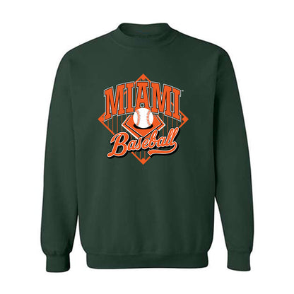 Miami - NCAA Baseball : Griffin Hugus - Sports Shersey Crewneck Sweatshirt-0