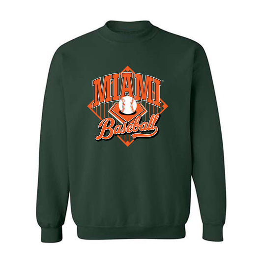 Miami - NCAA Baseball : Jack Durso - Sports Shersey Crewneck Sweatshirt-0