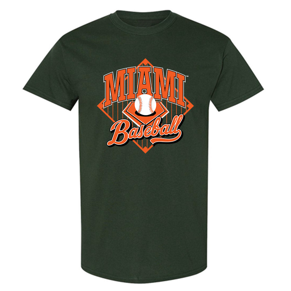 Miami - NCAA Baseball : Michael Fernandez - Sports Shersey T-Shirt-0