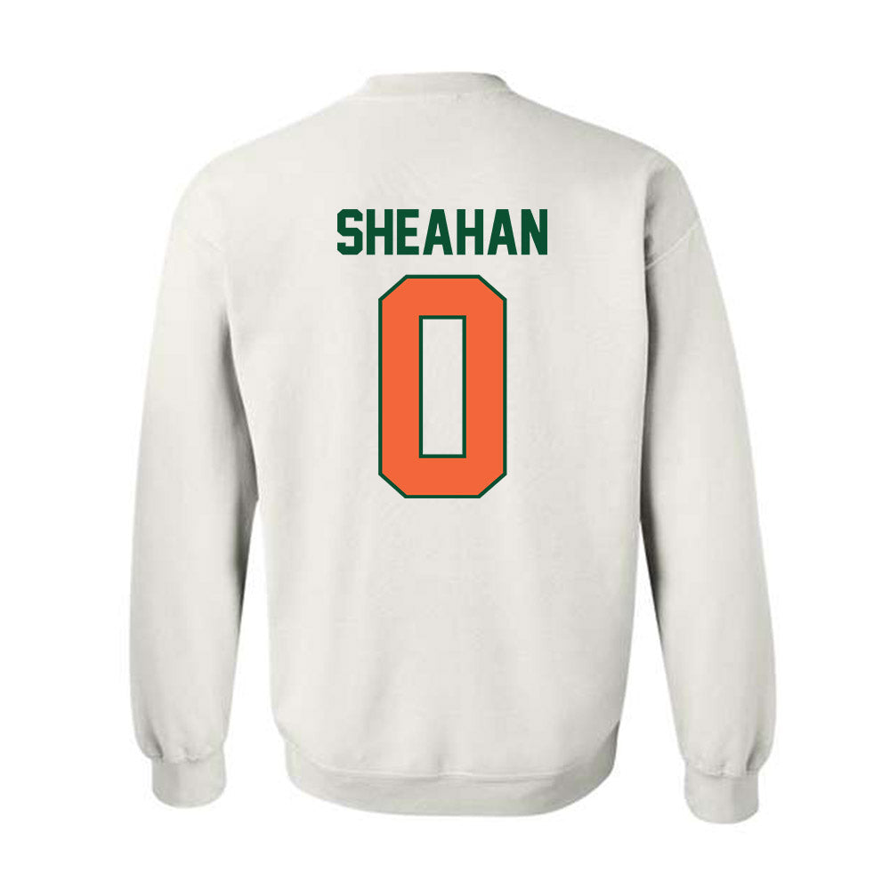 Miami - NCAA Baseball : Vance Sheahan - Sports Shersey Crewneck Sweatshirt-1