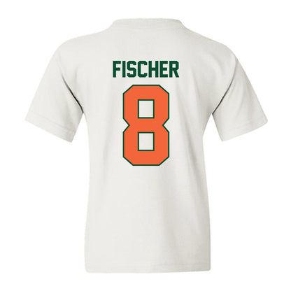 Miami - NCAA Baseball : Carson Fischer - Sports Shersey Youth T-Shirt-1