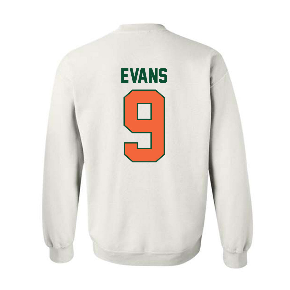 Miami - NCAA Baseball : Robert Evans - Sports Shersey Crewneck Sweatshirt-1