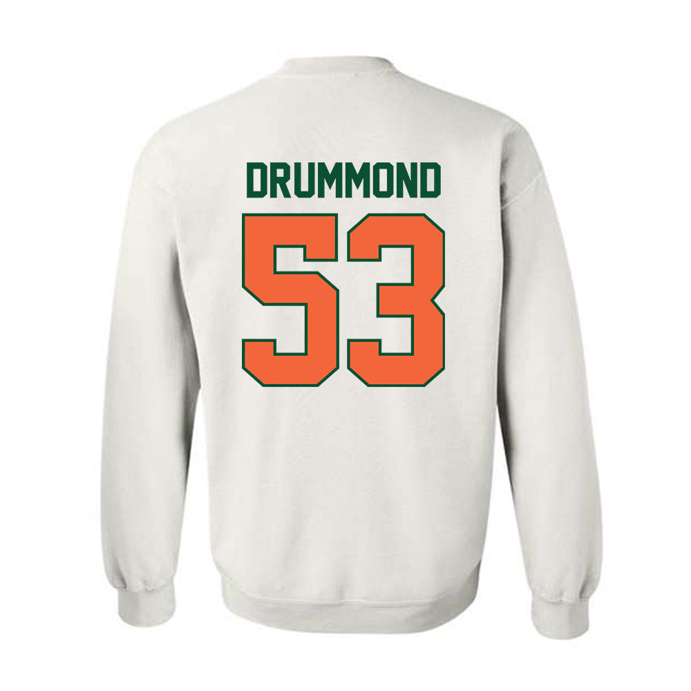 Miami - NCAA Baseball : Lj Drummond - Sports Shersey Crewneck Sweatshirt-1