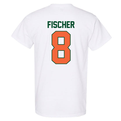 Miami - NCAA Baseball : Carson Fischer - Sports Shersey T-Shirt-1