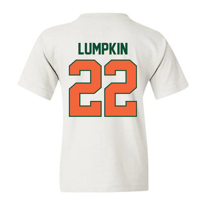 Miami - NCAA Baseball : Reese Lumpkin - Sports Shersey Youth T-Shirt-1