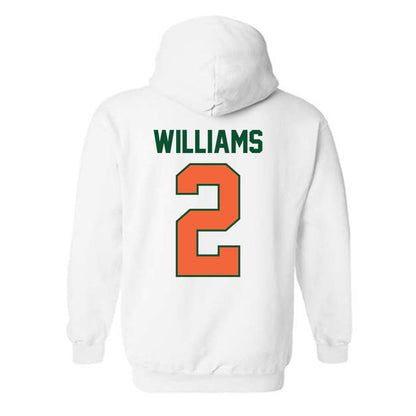 Miami - NCAA Baseball : Derek Williams - Sports Shersey Hooded Sweatshirt-1