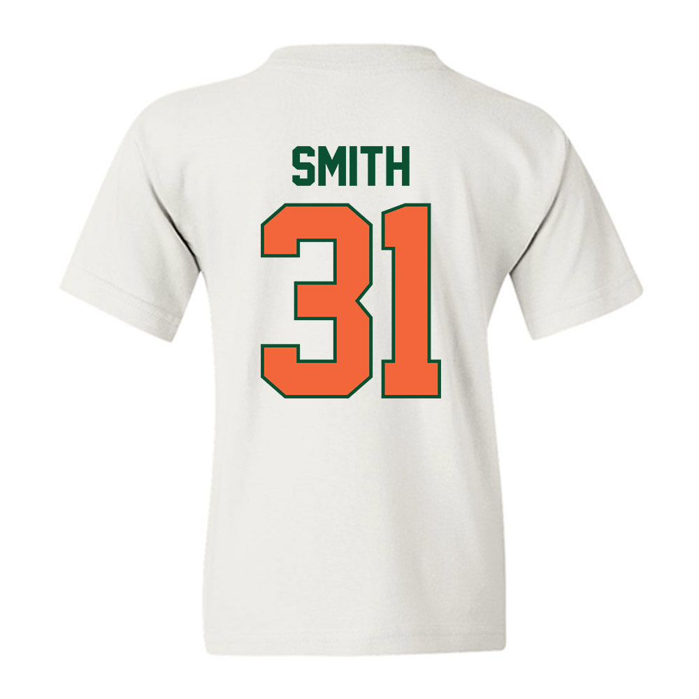 Miami - NCAA Baseball : Will Smith - Sports Shersey Youth T-Shirt-1