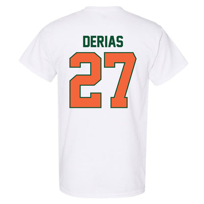 Miami - NCAA Baseball : Howard Tate DeRias - Sports Shersey T-Shirt-1