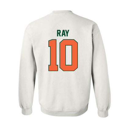 Miami - NCAA Baseball : Aidan Ray - Sports Shersey Crewneck Sweatshirt-1