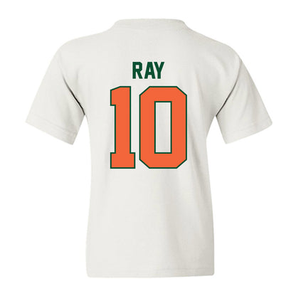 Miami - NCAA Baseball : Aidan Ray - Sports Shersey Youth T-Shirt-1