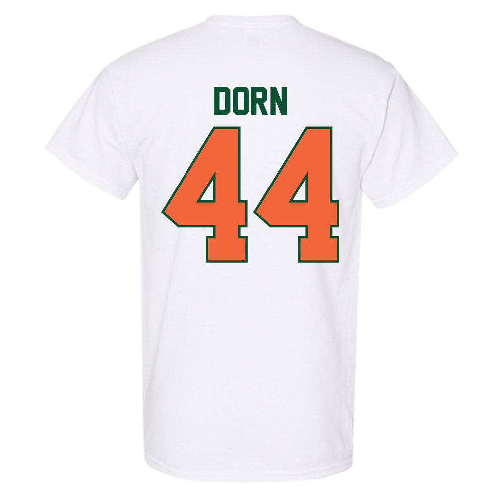 Miami - NCAA Baseball : Jake Dorn - Sports Shersey T-Shirt-1