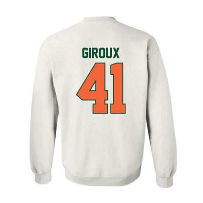 Miami - NCAA Baseball : Alexander Giroux - Sports Shersey Crewneck Sweatshirt-1