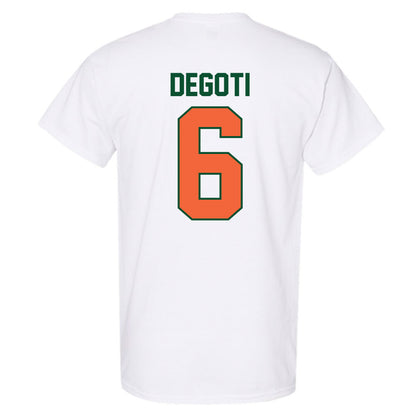 Miami - NCAA Baseball : Brandon DeGoti - Sports Shersey T-Shirt-1
