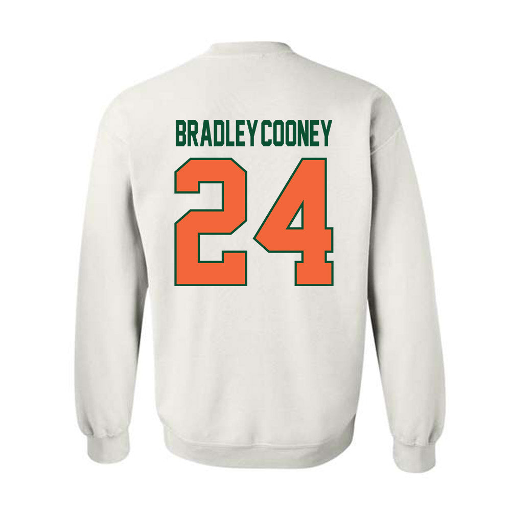 Miami - NCAA Baseball : Packy Bradley-Cooney - Sports Shersey Crewneck Sweatshirt-1
