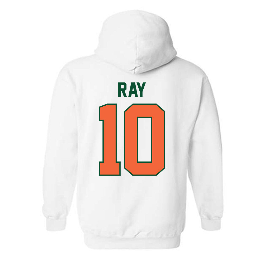 Miami - NCAA Baseball : Aidan Ray - Sports Shersey Hooded Sweatshirt-1