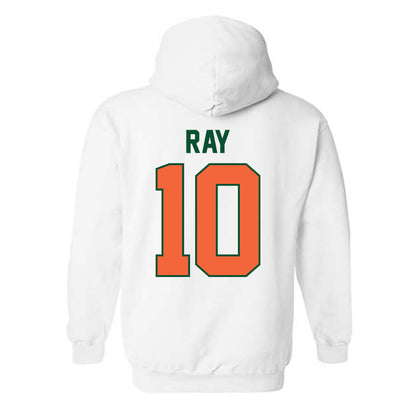 Miami - NCAA Baseball : Aidan Ray - Sports Shersey Hooded Sweatshirt-1