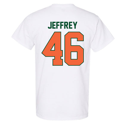 Miami - NCAA Baseball : Donavan Jeffrey - Sports Shersey T-Shirt-1