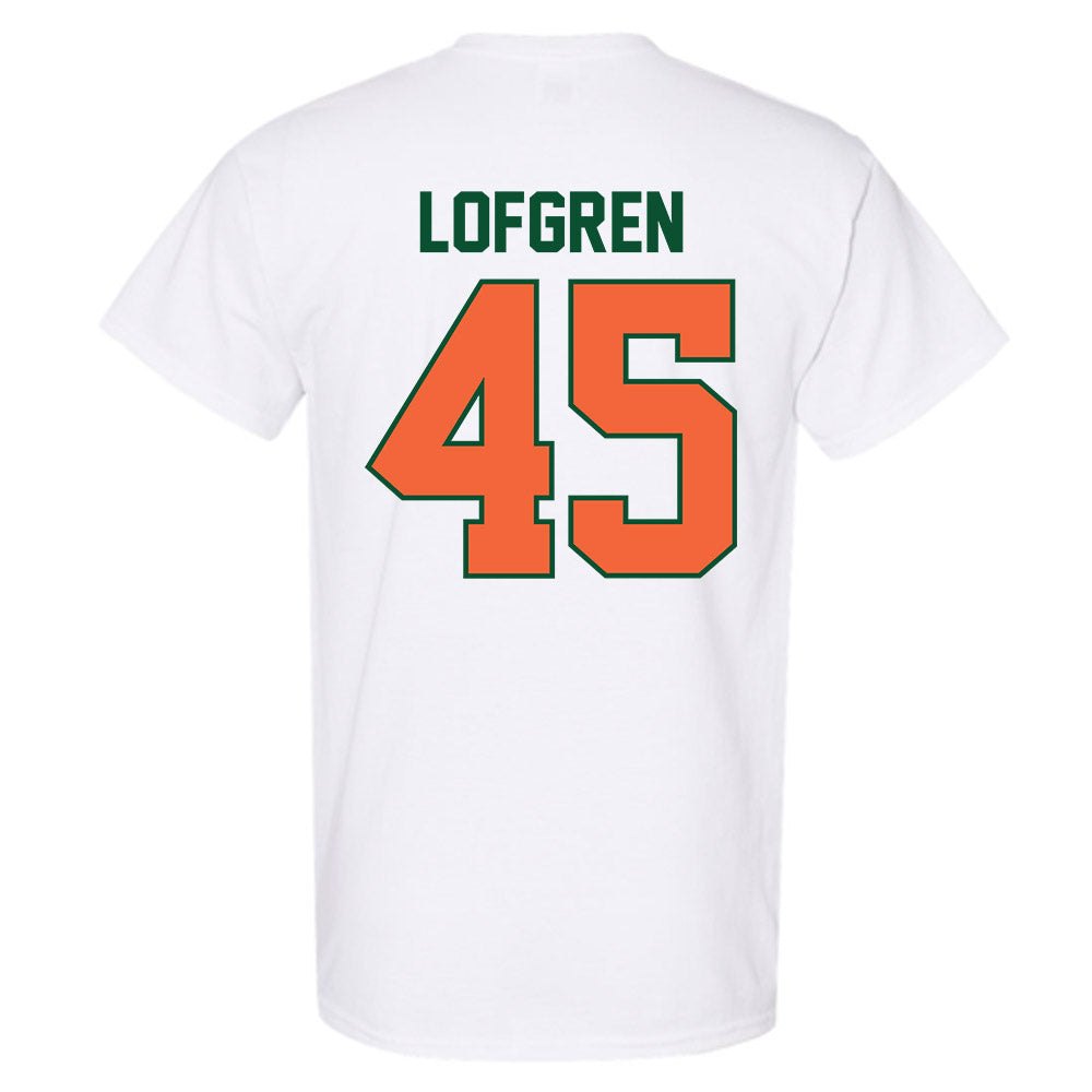 Miami - NCAA Baseball : Brixton Lofgren - Sports Shersey T-Shirt-1
