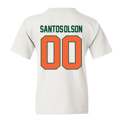 Miami - NCAA Baseball : Sebastian Santos-Olson - Sports Shersey Youth T-Shirt-1
