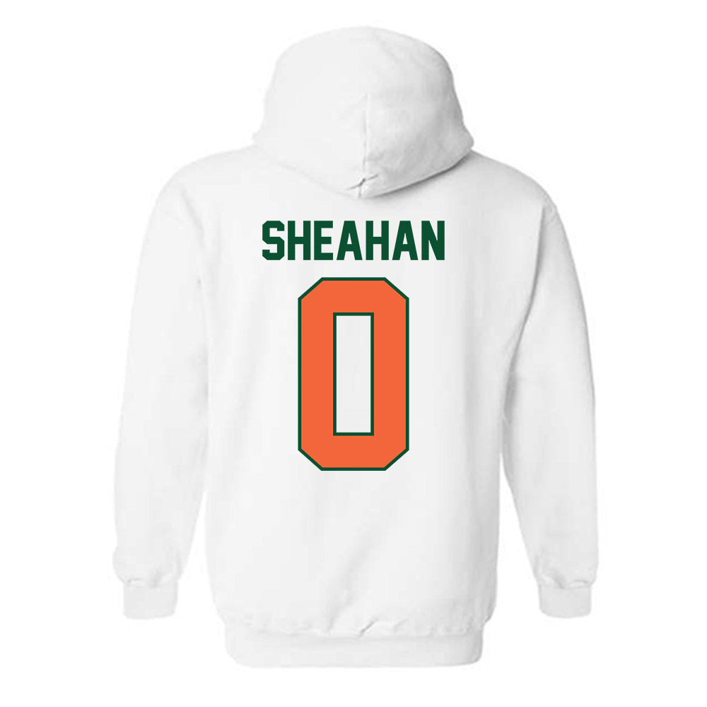 Miami - NCAA Baseball : Vance Sheahan - Sports Shersey Hooded Sweatshirt-1
