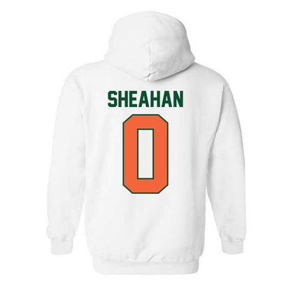 Miami - NCAA Baseball : Vance Sheahan - Sports Shersey Hooded Sweatshirt-1
