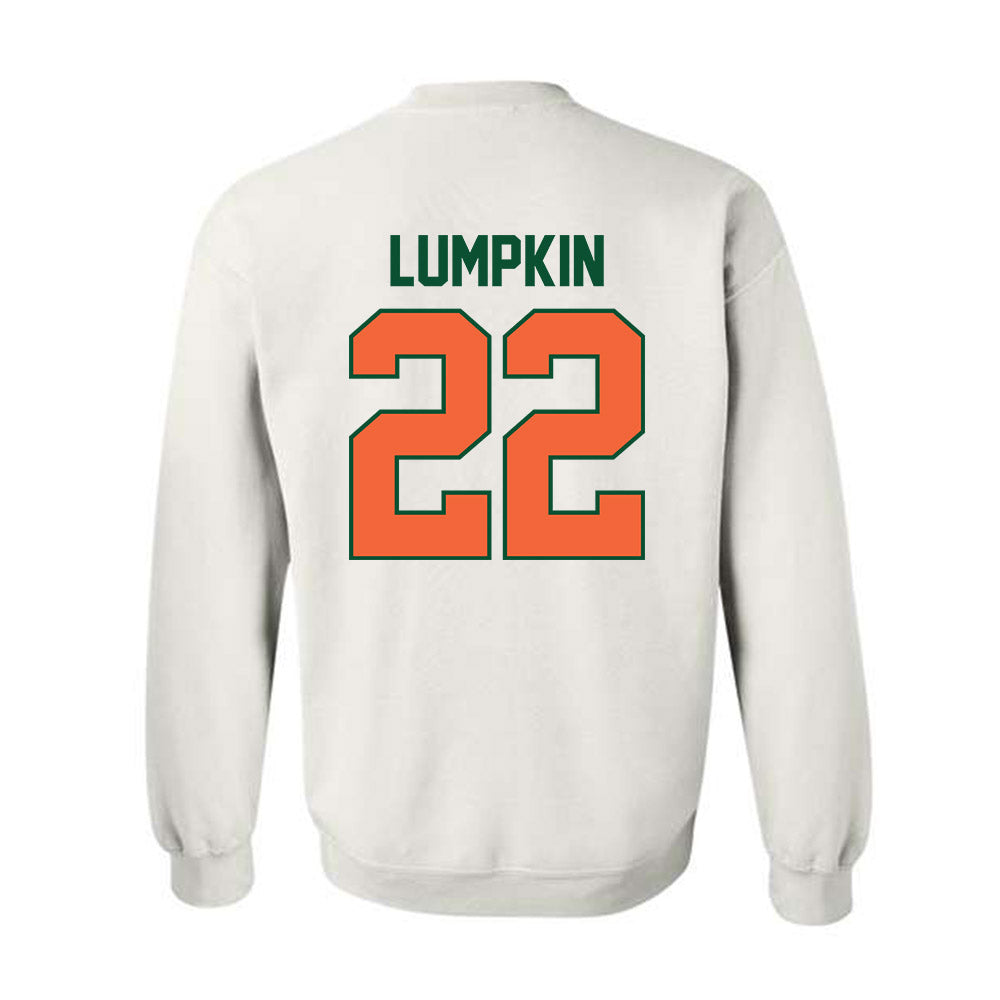 Miami - NCAA Baseball : Reese Lumpkin - Sports Shersey Crewneck Sweatshirt-1