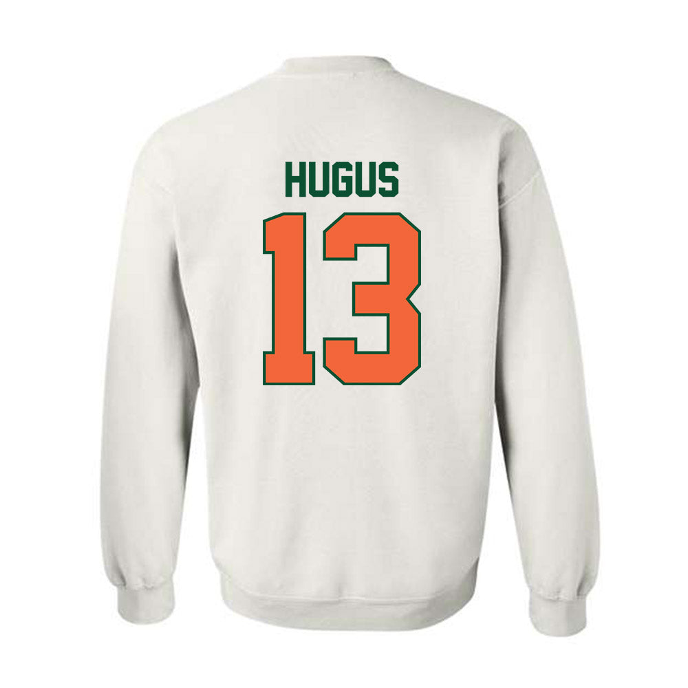 Miami - NCAA Baseball : Griffin Hugus - Sports Shersey Crewneck Sweatshirt-1