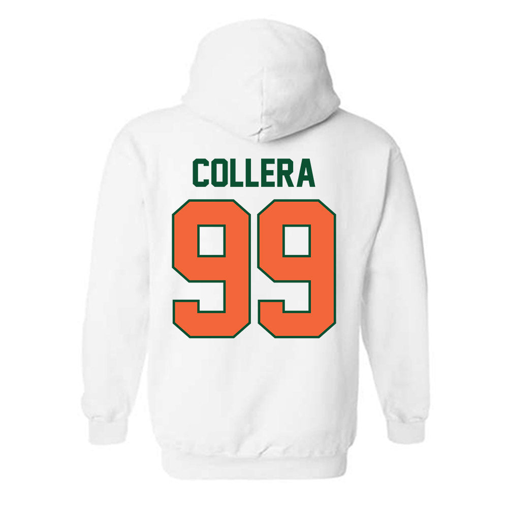 Miami - NCAA Baseball : Lazaro Collera - Sports Shersey Hooded Sweatshirt-1