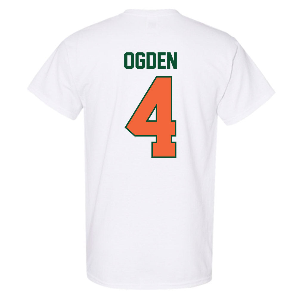 Miami - NCAA Baseball : Jake Ogden - Sports Shersey T-Shirt-1