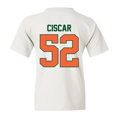 Miami - NCAA Baseball : Anthony Ciscar - Sports Shersey Youth T-Shirt-1