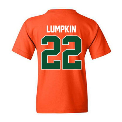 Miami - NCAA Baseball : Reese Lumpkin - Sports Shersey Youth T-Shirt-1