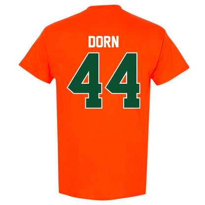 Miami - NCAA Baseball : Jake Dorn - Sports Shersey T-Shirt-1