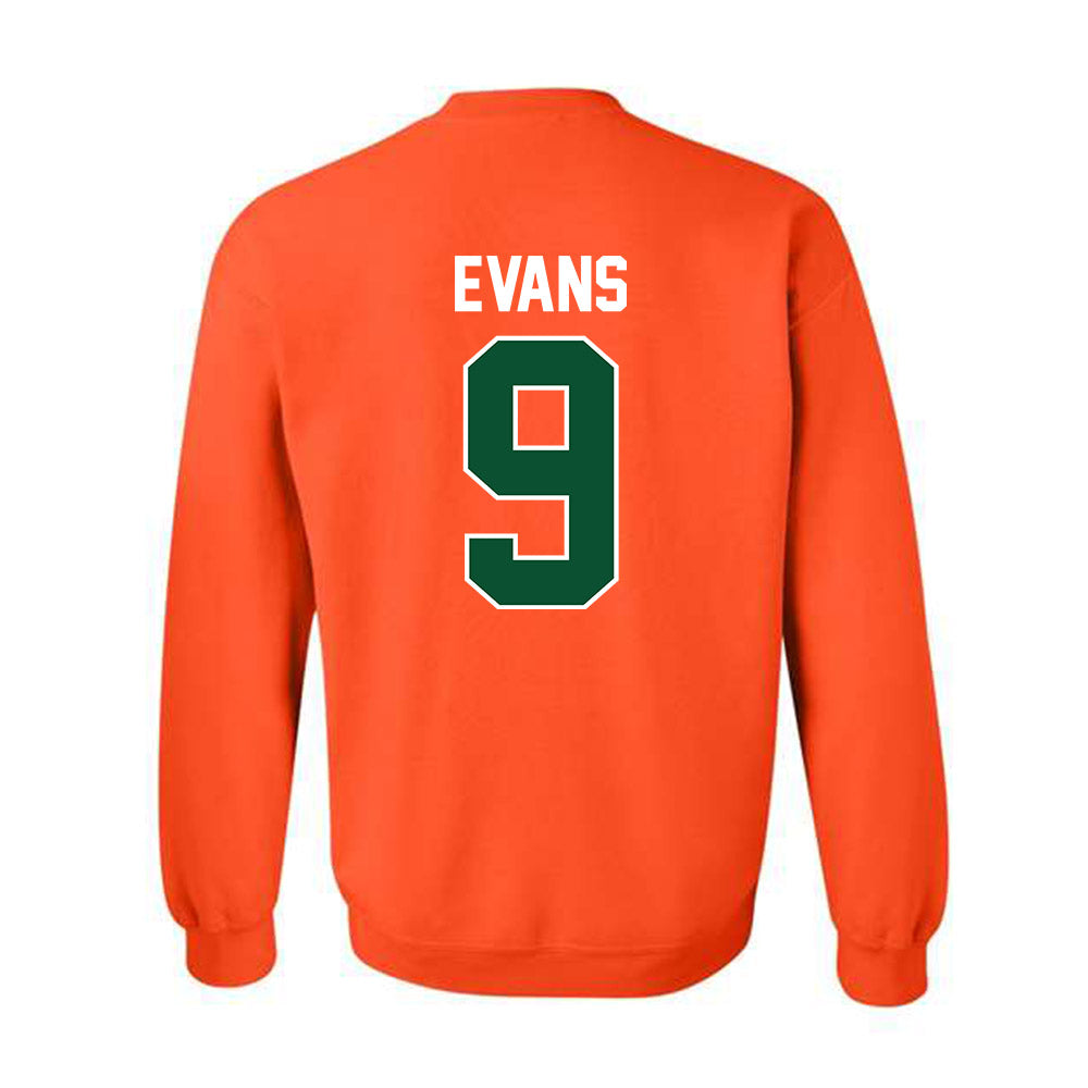 Miami - NCAA Baseball : Robert Evans - Sports Shersey Crewneck Sweatshirt-1