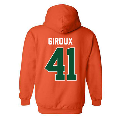 Miami - NCAA Baseball : Alexander Giroux - Sports Shersey Hooded Sweatshirt-1