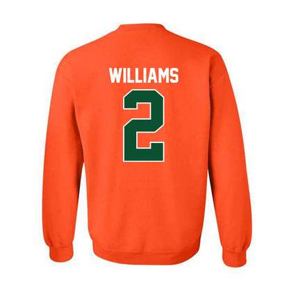 Miami - NCAA Baseball : Derek Williams - Sports Shersey Crewneck Sweatshirt-1