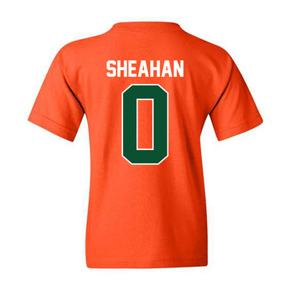 Miami - NCAA Baseball : Vance Sheahan - Sports Shersey Youth T-Shirt-1