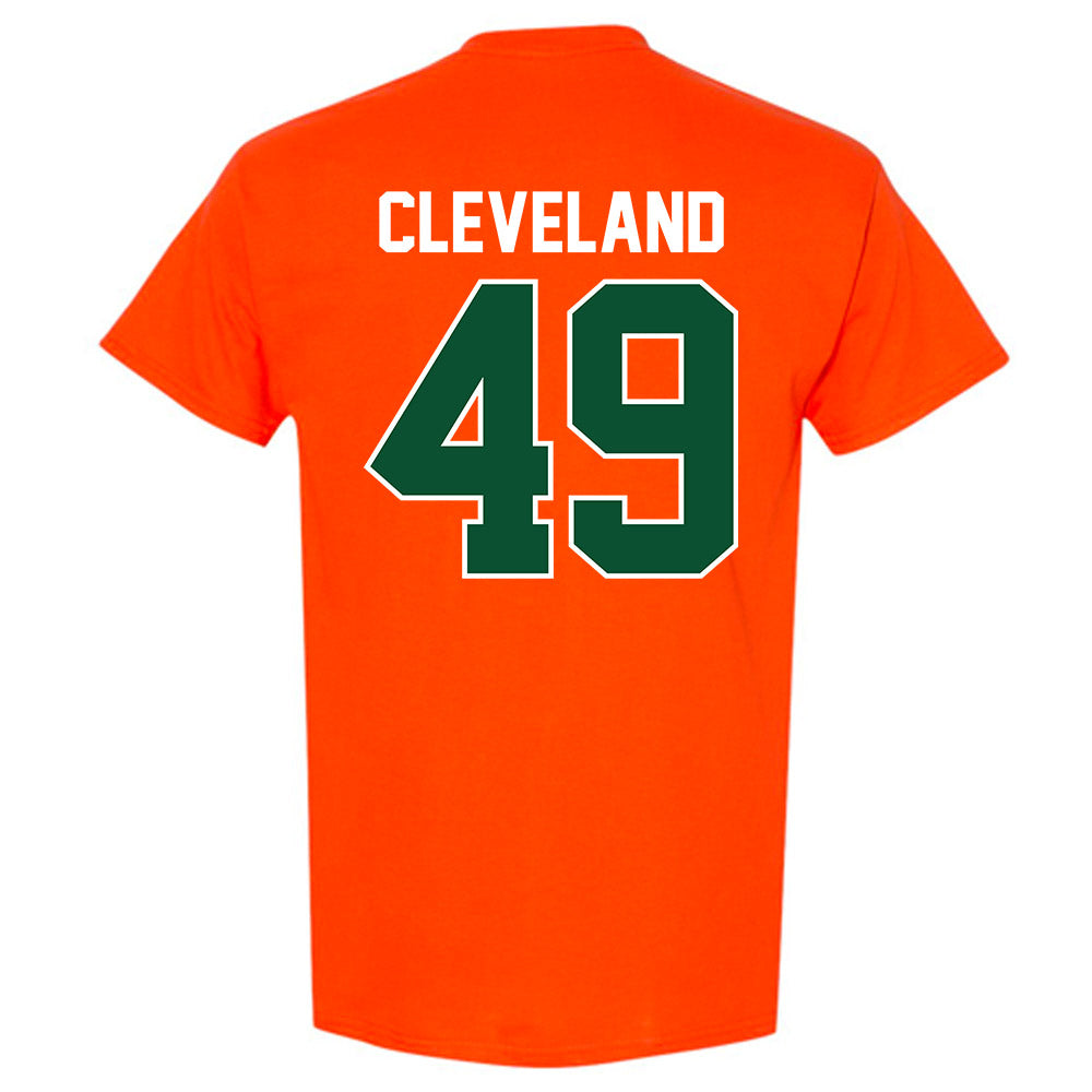 Miami - NCAA Baseball : Jackson Cleveland - Sports Shersey T-Shirt-1