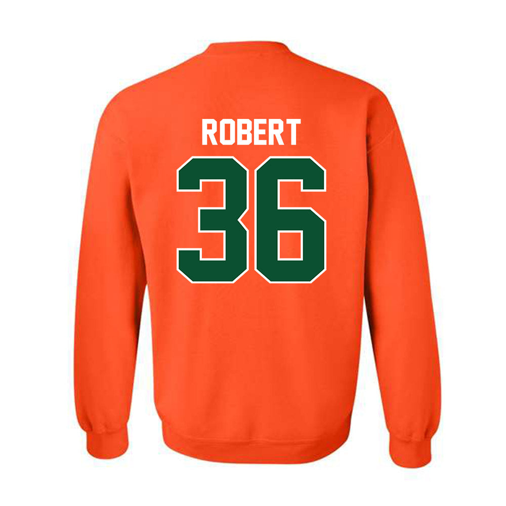 Miami - NCAA Baseball : Nick Robert - Sports Shersey Crewneck Sweatshirt-1