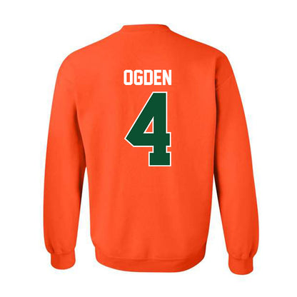 Miami - NCAA Baseball : Jake Ogden - Sports Shersey Crewneck Sweatshirt-1