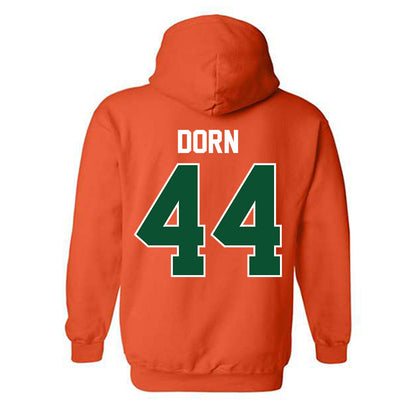 Miami - NCAA Baseball : Jake Dorn - Sports Shersey Hooded Sweatshirt-1