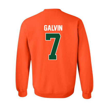 Miami - NCAA Baseball : Max Galvin - Sports Shersey Crewneck Sweatshirt-1