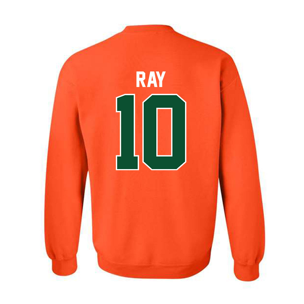 Miami - NCAA Baseball : Aidan Ray - Sports Shersey Crewneck Sweatshirt-1