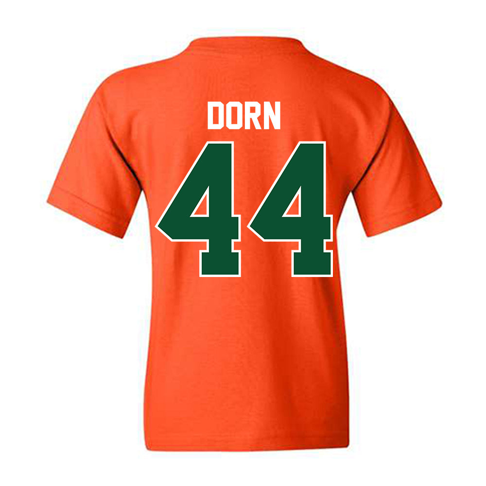 Miami - NCAA Baseball : Jake Dorn - Sports Shersey Youth T-Shirt-1