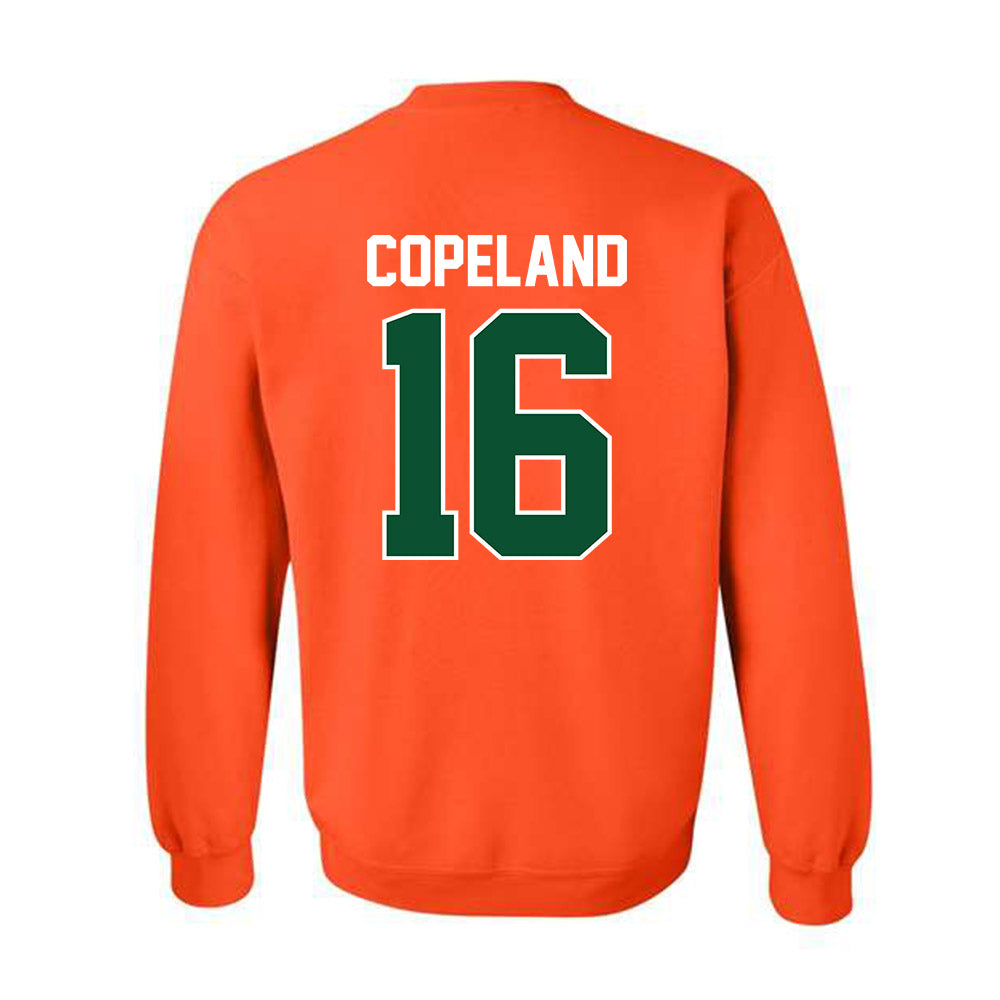 Miami - NCAA Baseball : Cian Copeland - Sports Shersey Crewneck Sweatshirt-1