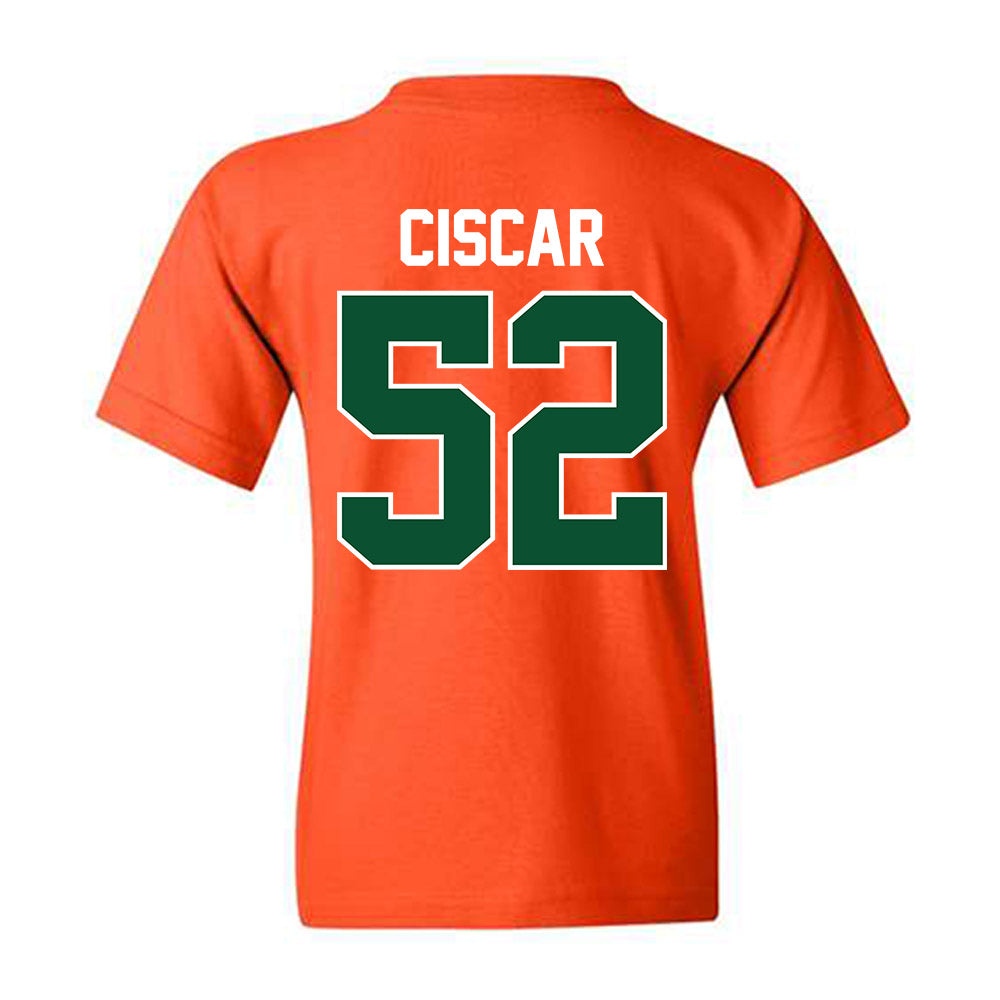 Miami - NCAA Baseball : Anthony Ciscar - Sports Shersey Youth T-Shirt-1