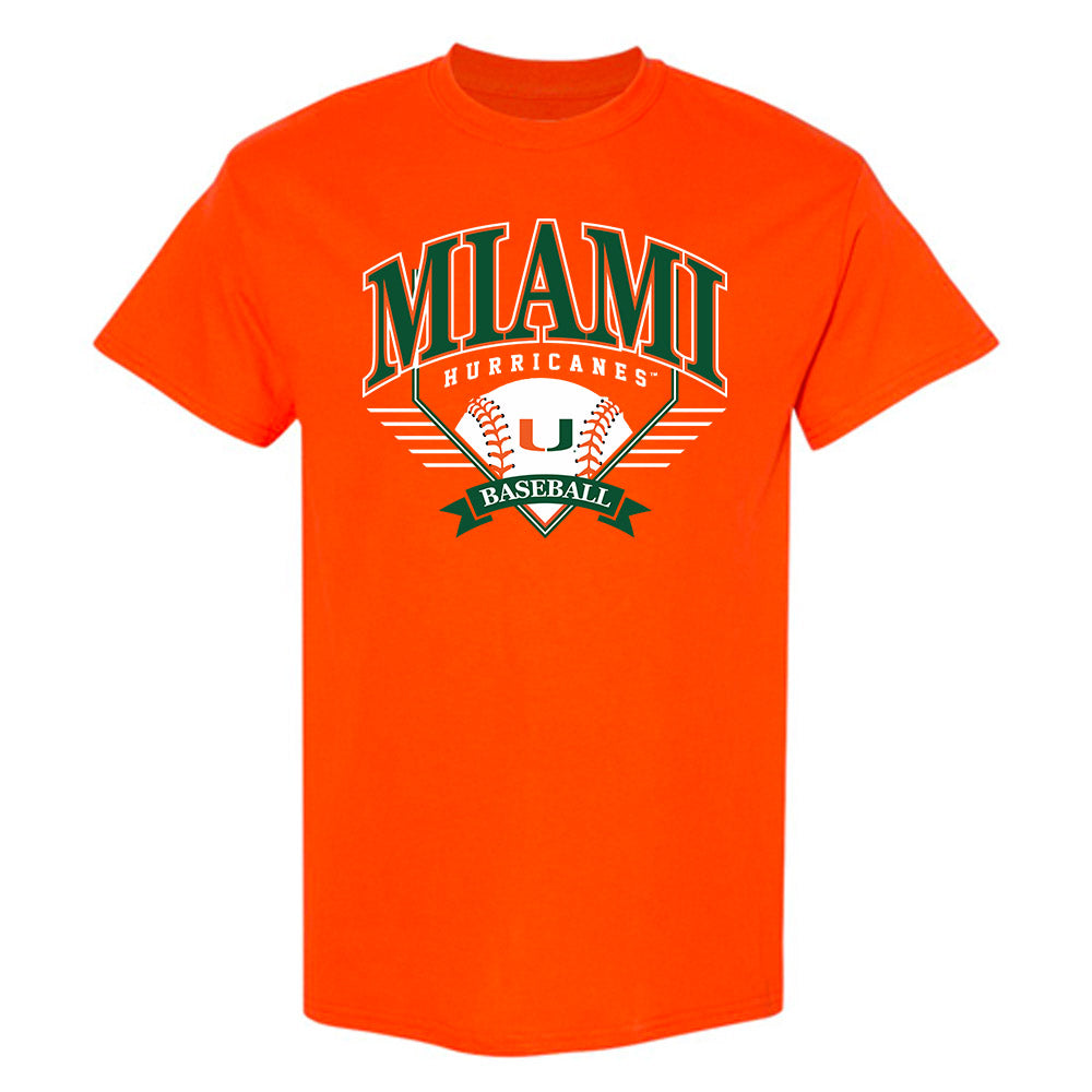 Miami - NCAA Baseball : Jake Ogden - Sports Shersey T-Shirt-0