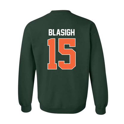 Miami - NCAA Women's Basketball : Vittoria Blasigh - Sports Shersey Crewneck Sweatshirt-1