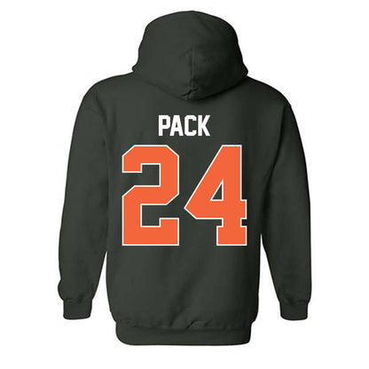 Miami - NCAA Men's Basketball : Nijel Pack - Sports Shersey Hooded Sweatshirt