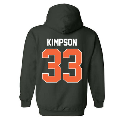 Miami - NCAA Women's Basketball : Amarachi Kimpson - Sports Shersey Hooded Sweatshirt-1